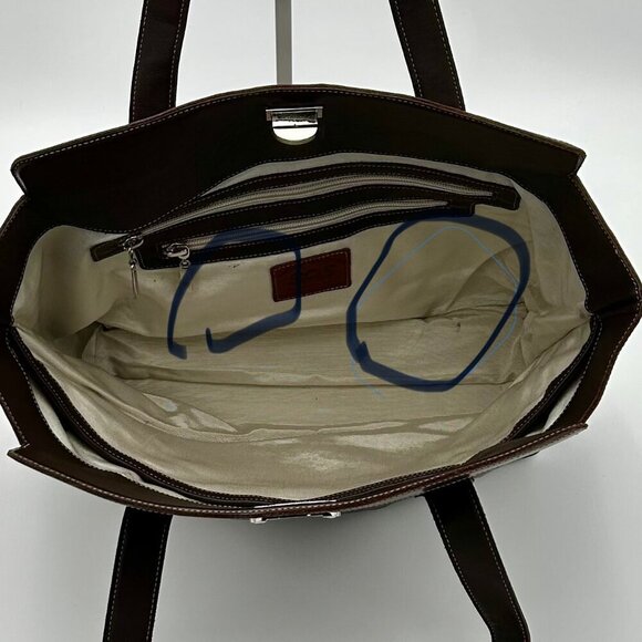 SAS (San Antonio Shoemaker) Women's Portrait Collection Leather Tote Bag - Picture 7 of 7